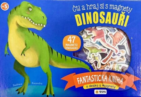 Kniha: Čti a hraj si s magnety: Dinosauři (SUN). SUN Kniha: Čti a hraj si s magnety: Dinosauři (SUN). SUN