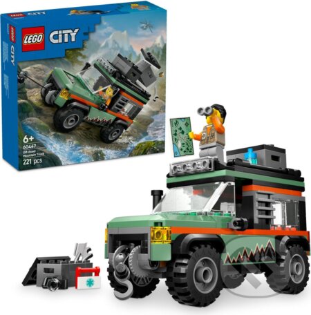 Spoločenská hra: LEGO® City 60447 Terénne horské nákladné auto 4x4 (LEGO). LEGO, 2025 Spoločenská hra: LEGO® City 60447 Terénne horské nákladné auto 4x4 (LEGO). LEGO, 2025
