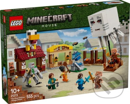 Spoločenská hra: LEGO® Minecraft® 21273 Balón v podobe Ghasta a útok na dedinu (LEGO). LEGO, 2025 Spoločenská hra: LEGO® Minecraft® 21273 Balón v podobe Ghasta a útok na dedinu (LEGO). LEGO, 2025
