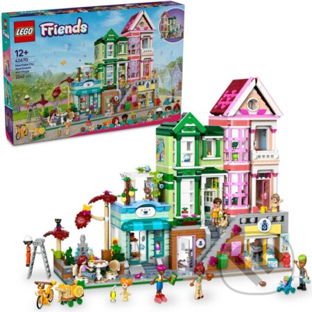 Spoločenská hra: LEGO® Friends 42670 Apartmány a obchody v mestečku Heartlake (LEGO). LEGO, 2025 Spoločenská hra: LEGO® Friends 42670 Apartmány a obchody v mestečku Heartlake (LEGO). LEGO, 2025