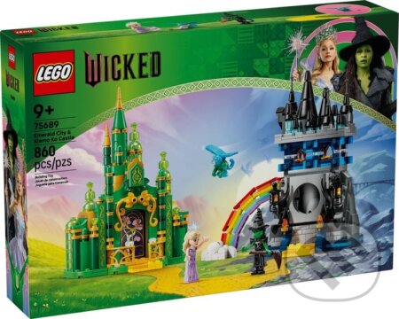 Společenská hra: LEGO® Wicked 75689 Emerald City a zámok Kiamo Ko (LEGO). LEGO, 2025 Společenská hra: LEGO® Wicked 75689 Emerald City a zámok Kiamo Ko (LEGO). LEGO, 2025