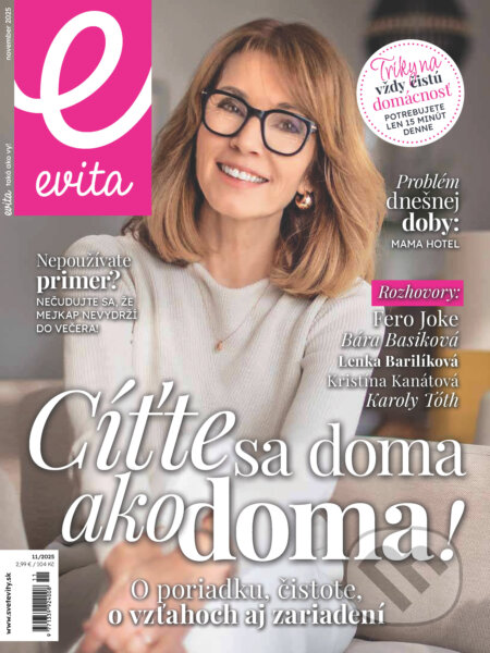 E-kniha: E-Evita magazín 11/2025 (MAFRA Slovakia). MAFRA Slovakia, 2025 E-kniha: E-Evita magazín 11/2025 (MAFRA Slovakia). MAFRA Slovakia, 2025