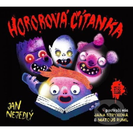 Audiokniha: Jan Nejedlý: Hororová čítanka (Čtou Jana Stryková, Matouš Ruml) - MP3-CD (Jan Nejedlý). Fermata CZ, 2025 Audiokniha: Jan Nejedlý: Hororová čítanka (Čtou Jana Stryková, Matouš Ruml) - MP3-CD (Jan Nejedlý). Fermata CZ, 2025
