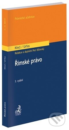 Kniha: Římské právo (Valentin Urfus a Jaromír Kincl). C. H. Beck, 2025 Kniha: Římské právo (Valentin Urfus a Jaromír Kincl). C. H. Beck, 2025