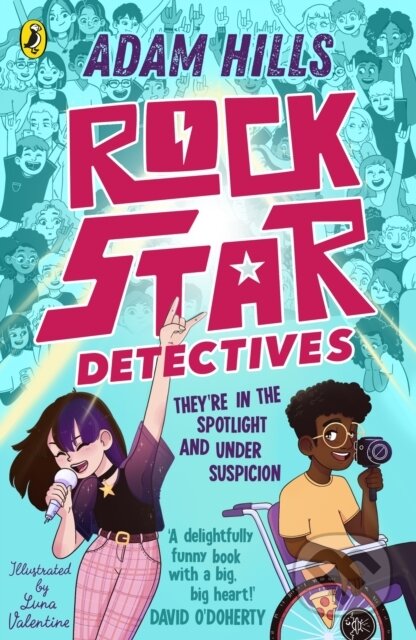 Kniha: Rockstar Detectives (Adam Hills). Puffin Books, 2022 Kniha: Rockstar Detectives (Adam Hills). Puffin Books, 2022