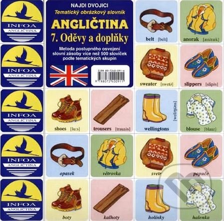 Kniha: Angličtina 7.: Oděvy a doplňky (INFOA). INFOA, 2004 Kniha: Angličtina 7.: Oděvy a doplňky (INFOA). INFOA, 2004