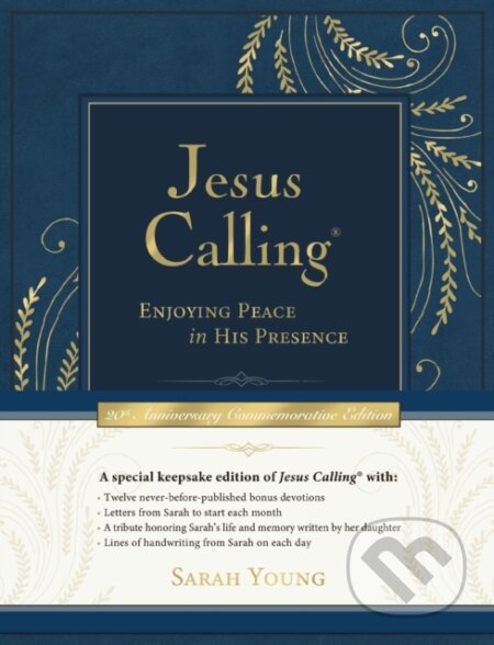 Kniha: Jesus Calling –NEW– Commemorative Edition (Young Sarah). Thomas Nelson Publishers, 2024 Kniha: Jesus Calling –NEW– Commemorative Edition (Young Sarah). Thomas Nelson Publishers, 2024