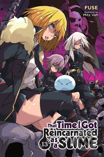 Kniha: That Time I Got Reincarnated as a Slime, Vol. 13 (light novel) (Fuse, Mitz Vah a Kevin Gifford). Yen Press, 2022 Kniha: That Time I Got Reincarnated as a Slime, Vol. 13 (light novel) (Fuse, Mitz Vah a Kevin Gifford). Yen Press, 2022