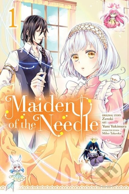 Kniha: Maiden of the Needle, Vol. 1 (manga) (Chana Conley, Zeroki Zeroki, Yuni Yukimura, Miho Takeoka a Kiki Piatkowska). Yen Press, 2023 Kniha: Maiden of the Needle, Vol. 1 (manga) (Chana Conley, Zeroki Zeroki, Yuni Yukimura, Miho Takeoka a Kiki Piatkowska). Yen Press, 2023