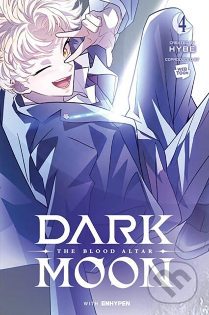 Kniha: DARK MOON: THE BLOOD ALTAR, Vol. 4 (comic) (Chana Conley, HYBE a ENHYPEN). Ize Press, 2024 Kniha: DARK MOON: THE BLOOD ALTAR, Vol. 4 (comic) (Chana Conley, HYBE a ENHYPEN). Ize Press, 2024