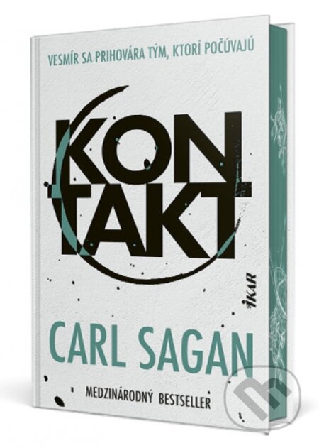 Kniha: Kontakt (Carl Sagan). Ikar, 2026 Kniha: Kontakt (Carl Sagan). Ikar, 2026