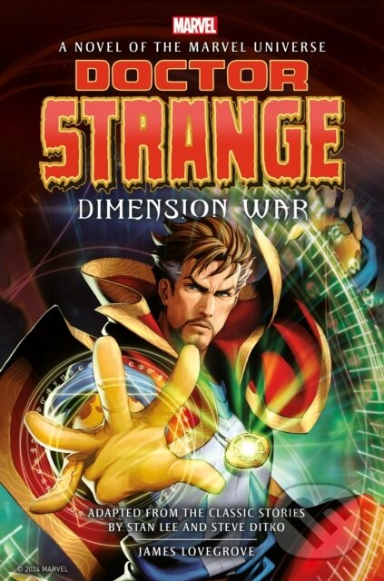 Kniha: Doctor Strange: Dimension War (James Lovegrove). Titan Books, 2025 Kniha: Doctor Strange: Dimension War (James Lovegrove). Titan Books, 2025