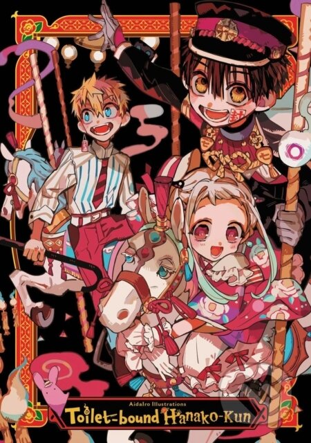 Kniha: AidaIro Illustrations: Toilet-bound Hanako-kun (AidaIro AidaIro, Phil Christie, Athena Nibley a Alethea Nibley). Yen Press, 2021 Kniha: AidaIro Illustrations: Toilet-bound Hanako-kun (AidaIro AidaIro, Phil Christie, Athena Nibley a Alethea Nibley). Yen Press, 2021
