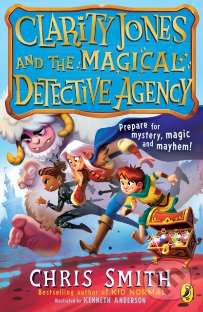 Kniha: Clarity Jones and the Magical Detective Agency (Chris Smith). Puffin Books, 2023 Kniha: Clarity Jones and the Magical Detective Agency (Chris Smith). Puffin Books, 2023