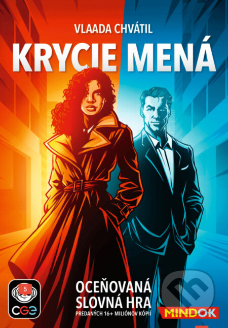 Společenská hra: Krycie mená 2025 (Vlaada Chvátil). Mindok, 2025 Společenská hra: Krycie mená 2025 (Vlaada Chvátil). Mindok, 2025