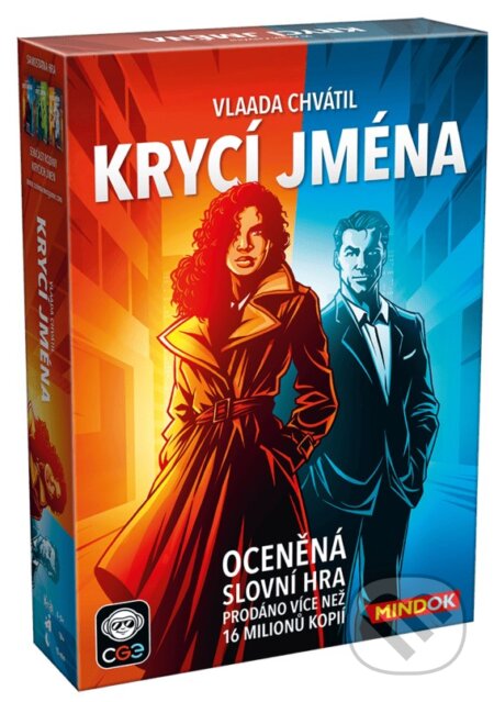 Spoločenská hra: Krycí jména CZ 2025 (Vlaada Chvátil). Mindok, 2025 Spoločenská hra: Krycí jména CZ 2025 (Vlaada Chvátil). Mindok, 2025