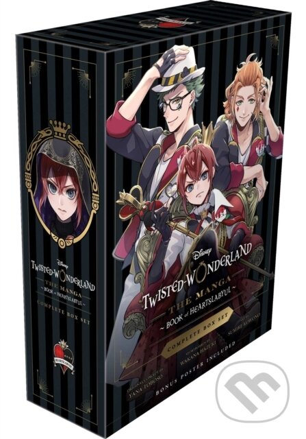 Kniha: Disney Twisted-Wonderland: The Manga – Book of Heartslabyul Complete Box Set (Wakana Hazuki). Viz Media, 2025 Kniha: Disney Twisted-Wonderland: The Manga – Book of Heartslabyul Complete Box Set (Wakana Hazuki). Viz Media, 2025
