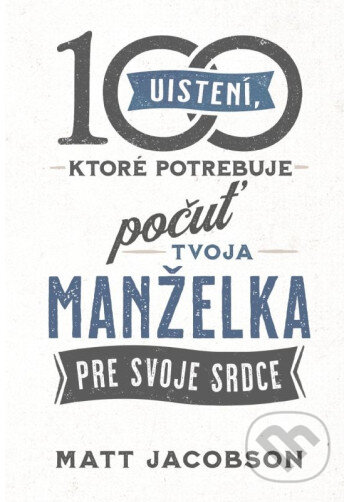 Kniha: 100 uistení, ktoré potrebuje počuť tvoja manželka (Matt Jacobson). Christian Project Support, 2025 Kniha: 100 uistení, ktoré potrebuje počuť tvoja manželka (Matt Jacobson). Christian Project Support, 2025