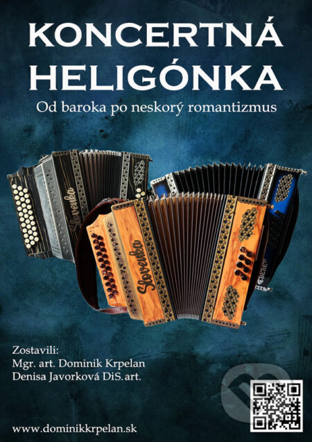 Kniha: Koncertná heligónka (Dominik Krpelan). Dominik Krpelan, 2025 Kniha: Koncertná heligónka (Dominik Krpelan). Dominik Krpelan, 2025