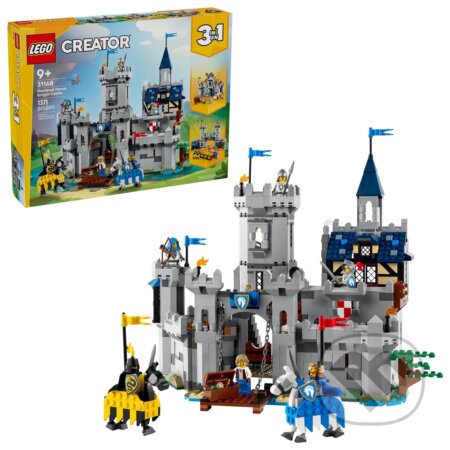 Společenská hra: LEGO® Creator 3 v 1 31168 Stredoveký hrad a rytieri na koňoch (LEGO). LEGO, 2025 Společenská hra: LEGO® Creator 3 v 1 31168 Stredoveký hrad a rytieri na koňoch (LEGO). LEGO, 2025