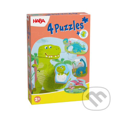Puzzle: Dinosaury 4 ks (Haba). Haba, 2025 Puzzle: Dinosaury 4 ks (Haba). Haba, 2025