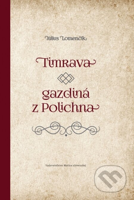 Kniha: Timrava – gazdiná z Polichna (Július Lomenčík). Vydavateľstvo Matice slovenskej, 2025 Kniha: Timrava – gazdiná z Polichna (Július Lomenčík). Vydavateľstvo Matice slovenskej, 2025