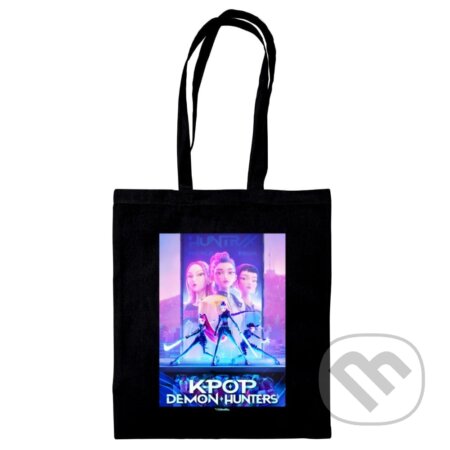 K-pop Demon Hunters taška plátená čierna (Key Art) (Merch). Merch, 2025 K-pop Demon Hunters taška plátená čierna (Key Art) (Merch). Merch, 2025