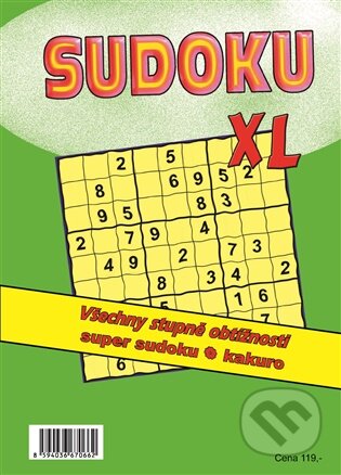 Kniha: Sudoku XL (Agrofin). Agrofin, 2025 Kniha: Sudoku XL (Agrofin). Agrofin, 2025