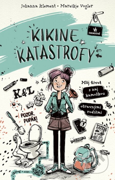 Kniha: Kikine katastrofy 1: Môj život s naj kamoškou a otravnými rodičmi (Johanna Klement). Stonožka, 2026 Kniha: Kikine katastrofy 1: Môj život s naj kamoškou a otravnými rodičmi (Johanna Klement). Stonožka, 2026