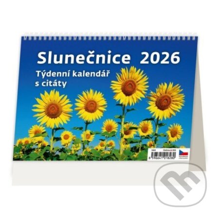 Kalendář stolní 2026 - Slunečnice (Helma365). Helma365 Kalendář stolní 2026 - Slunečnice (Helma365). Helma365