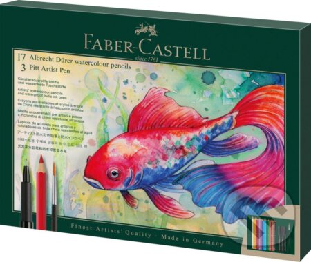 Pastelky akvarelové A.Dürer & Pitt Artist Pen set 21x (Faber-Castell). Faber-Castell Pastelky akvarelové A.Dürer & Pitt Artist Pen set 21x (Faber-Castell). Faber-Castell