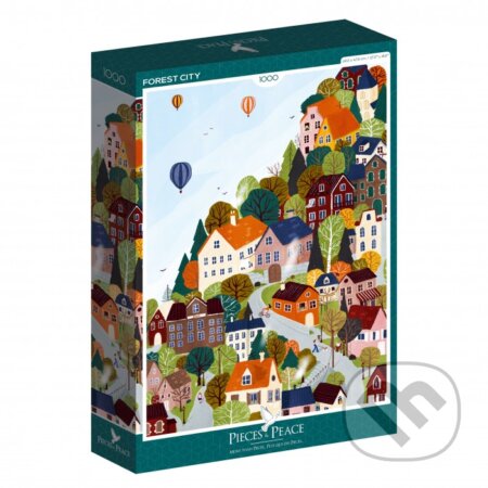 Puzzle: Puzzle Lesné mesto (Maja Tomljanovic). Pieces & Peace, 2025 Puzzle: Puzzle Lesné mesto (Maja Tomljanovic). Pieces & Peace, 2025