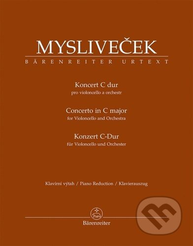 Kniha: Koncert C dur pro violoncello a orchestr (Josef Mysliveček). Bärenreiter Praha, 2025 Kniha: Koncert C dur pro violoncello a orchestr (Josef Mysliveček). Bärenreiter Praha, 2025