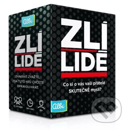 Spoločenská hra: Zlí lidé (Albi). Albi, 2025 Spoločenská hra: Zlí lidé (Albi). Albi, 2025