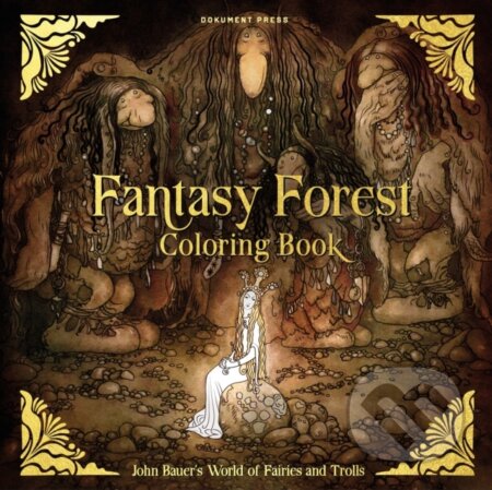 Kniha: Fantasy Forest Coloring Book (John Bauer). , 2024 Kniha: Fantasy Forest Coloring Book (John Bauer). , 2024