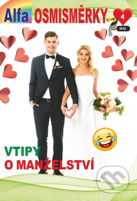 Kniha: Osmisměrky 04/2025 - Vtipy o manželství (Alfasoft). Alfasoft, 2025 Kniha: Osmisměrky 04/2025 - Vtipy o manželství (Alfasoft). Alfasoft, 2025