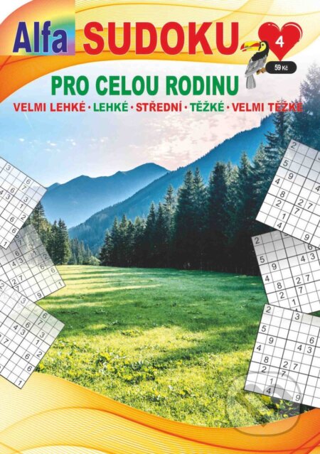 Kniha: Sudoku pro celou rodinu 04/2025 - 5 úrovní (Alfasoft). Alfasoft, 2025 Kniha: Sudoku pro celou rodinu 04/2025 - 5 úrovní (Alfasoft). Alfasoft, 2025