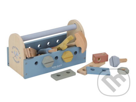Spoločenská hra: Box s náradím drevený Blue (Little Dutch). Little Dutch, 2025 Spoločenská hra: Box s náradím drevený Blue (Little Dutch). Little Dutch, 2025