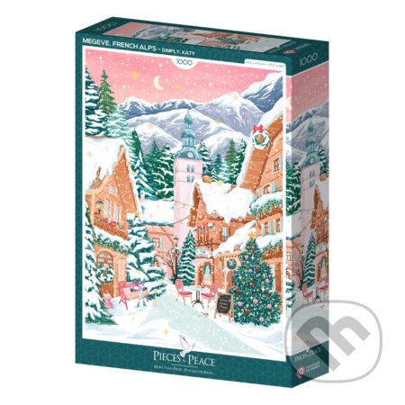 Puzzle: Megeve, Francúzske Alpy (Katy Simply). Pieces & Peace, 2025 Puzzle: Megeve, Francúzske Alpy (Katy Simply). Pieces & Peace, 2025