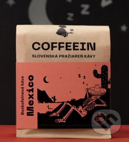 Kávy a čaje: Bezkofeínová káva: Mexico Chiapas Swiss Water (COFFEEIN). COFFEEIN Kávy a čaje: Bezkofeínová káva: Mexico Chiapas Swiss Water (COFFEEIN). COFFEEIN