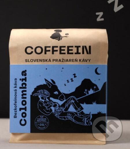 Kávy a čaje: Bezkofeínová káva: Colombia Excelso CO2 (COFFEEIN). COFFEEIN Kávy a čaje: Bezkofeínová káva: Colombia Excelso CO2 (COFFEEIN). COFFEEIN
