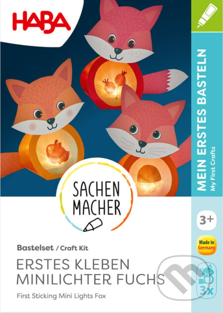Spoločenská hra: Kreatívna sada Prvé nalepovacie mini svetielko Líška (Haba). Haba, 2025 Spoločenská hra: Kreatívna sada Prvé nalepovacie mini svetielko Líška (Haba). Haba, 2025