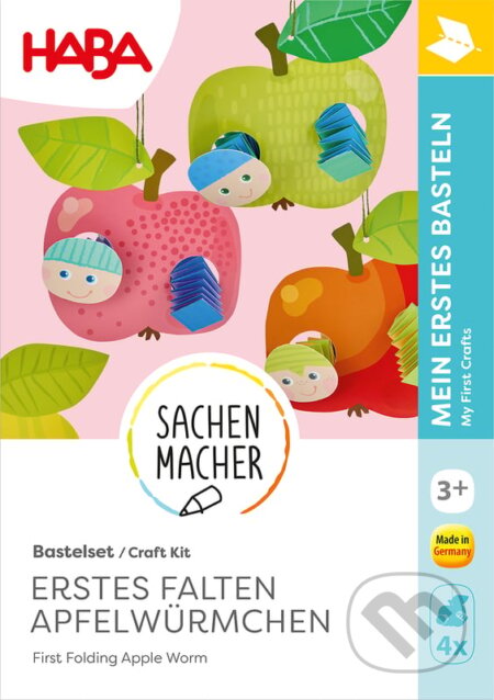 Spoločenská hra: Kreatívna sada Prvé skladacie jablko s červíkom (Haba). Haba, 2025 Spoločenská hra: Kreatívna sada Prvé skladacie jablko s červíkom (Haba). Haba, 2025