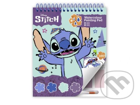 Blok s omaľovánkami a farbami Lilo a Stitch (Disney). Disney, 2025 Blok s omaľovánkami a farbami Lilo a Stitch (Disney). Disney, 2025