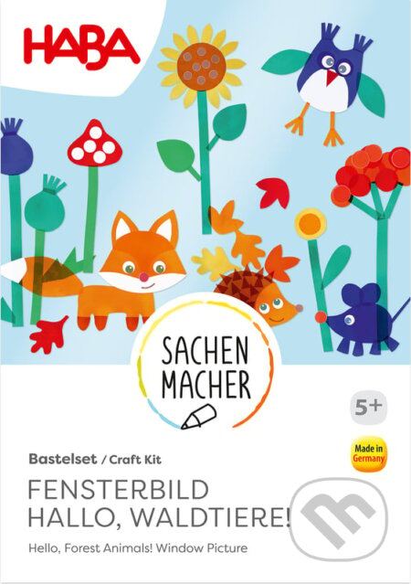 Spoločenská hra: Kreatívna sada Okenný obrázok Ahoj, lesné zvieratká! (Haba). Haba, 2025 Spoločenská hra: Kreatívna sada Okenný obrázok Ahoj, lesné zvieratká! (Haba). Haba, 2025
