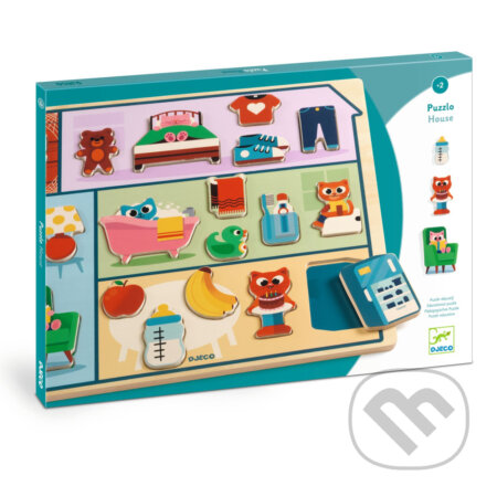 Puzzle: Dom: drevené edukačné puzzle (Djeco). Djeco, 2025 Puzzle: Dom: drevené edukačné puzzle (Djeco). Djeco, 2025