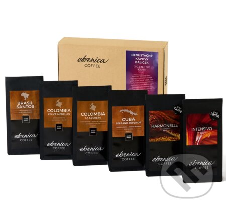 Kávy a čaje: Degustačný balíček Ocenené kávy (EBENICA Coffee). EBENICA Coffee Kávy a čaje: Degustačný balíček Ocenené kávy (EBENICA Coffee). EBENICA Coffee