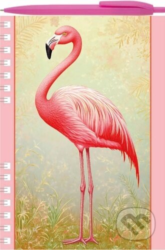 Kniha: Psací sada Zápisník A5 Plameňák (Autor Fiktivní). Akim, 2025 Kniha: Psací sada Zápisník A5 Plameňák (Autor Fiktivní). Akim, 2025