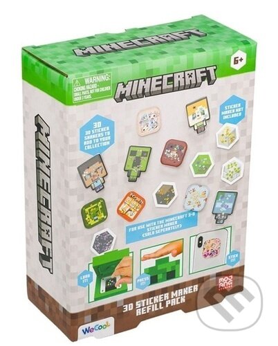 Spoločenská hra: Minecraft 3D sada na výrobu samolepek (Merch). Merch Spoločenská hra: Minecraft 3D sada na výrobu samolepek (Merch). Merch