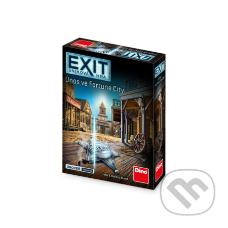 Společenská hra: EXIT: Únos ve Fortune City (Dino). Dino, 2025 Společenská hra: EXIT: Únos ve Fortune City (Dino). Dino, 2025